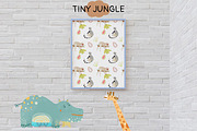 Tiny Jungle set. Zoo pattern, a Pattern Graphic by Lineli (Thumbnail 11 of 12)