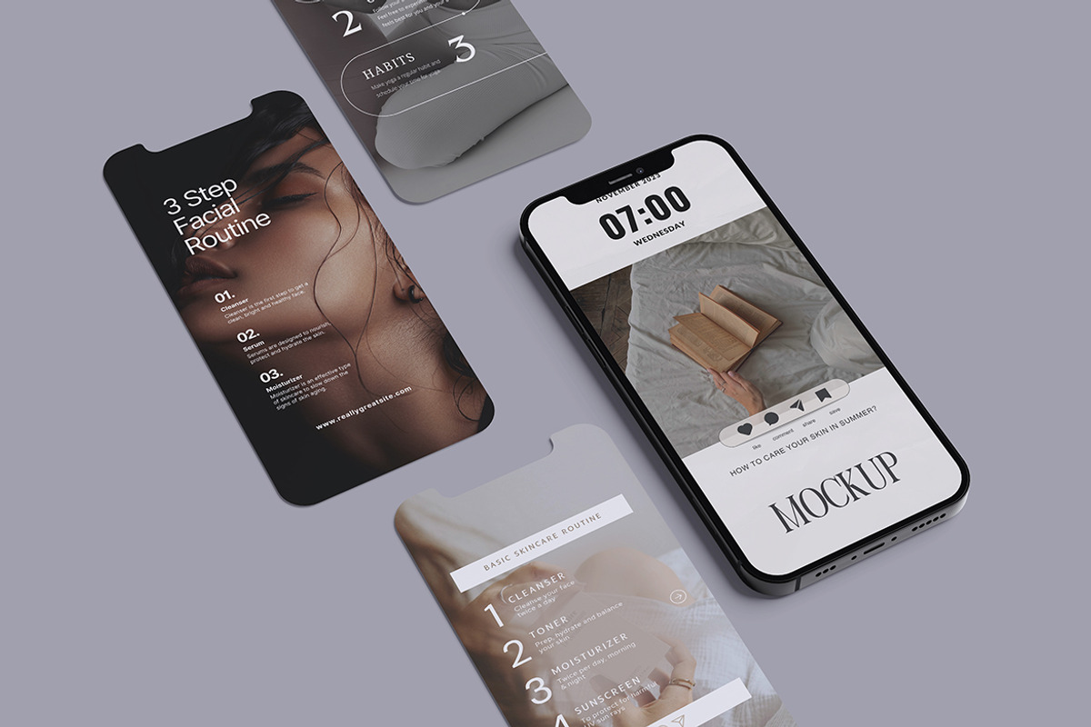 Instagram Post Mockup(Scene Creator), an iPhone Mockup by Creative_A23 (Photo 2 of 4)