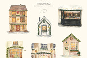 Winter Cafe, a Seasonal Illustration by LiChu Art (Thumbnail 3 of 9)
