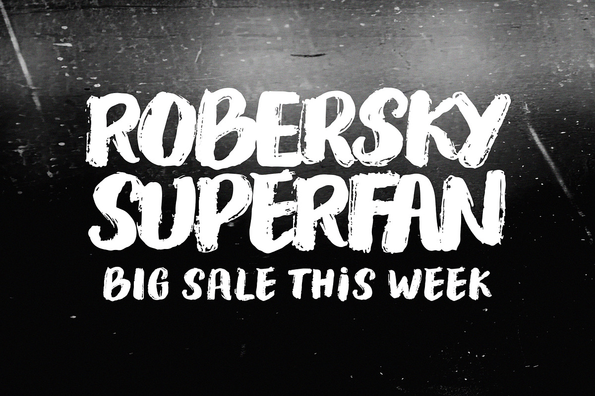 Roaster Brush Collection, a Font by Fontastic (Photo 7 of 7)