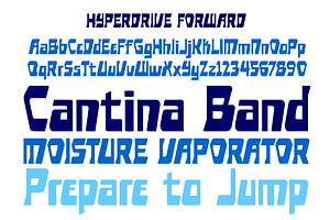 Hyperdrive - Sci-fi Logo Font