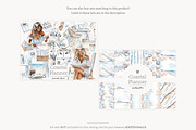 Summer Beach Clipart Collection, a Person Illustration by GlamArtZhanna (Thumbnail 2 of 8)