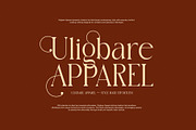 Bugilen Elegant Serif Font, a Serif Font by Graphicxell (Thumbnail 2 of 8)