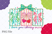 I Love You Cherry Much PNG, Coquette, an Illustration by designcity5 (Thumbnail 4 of 8)
