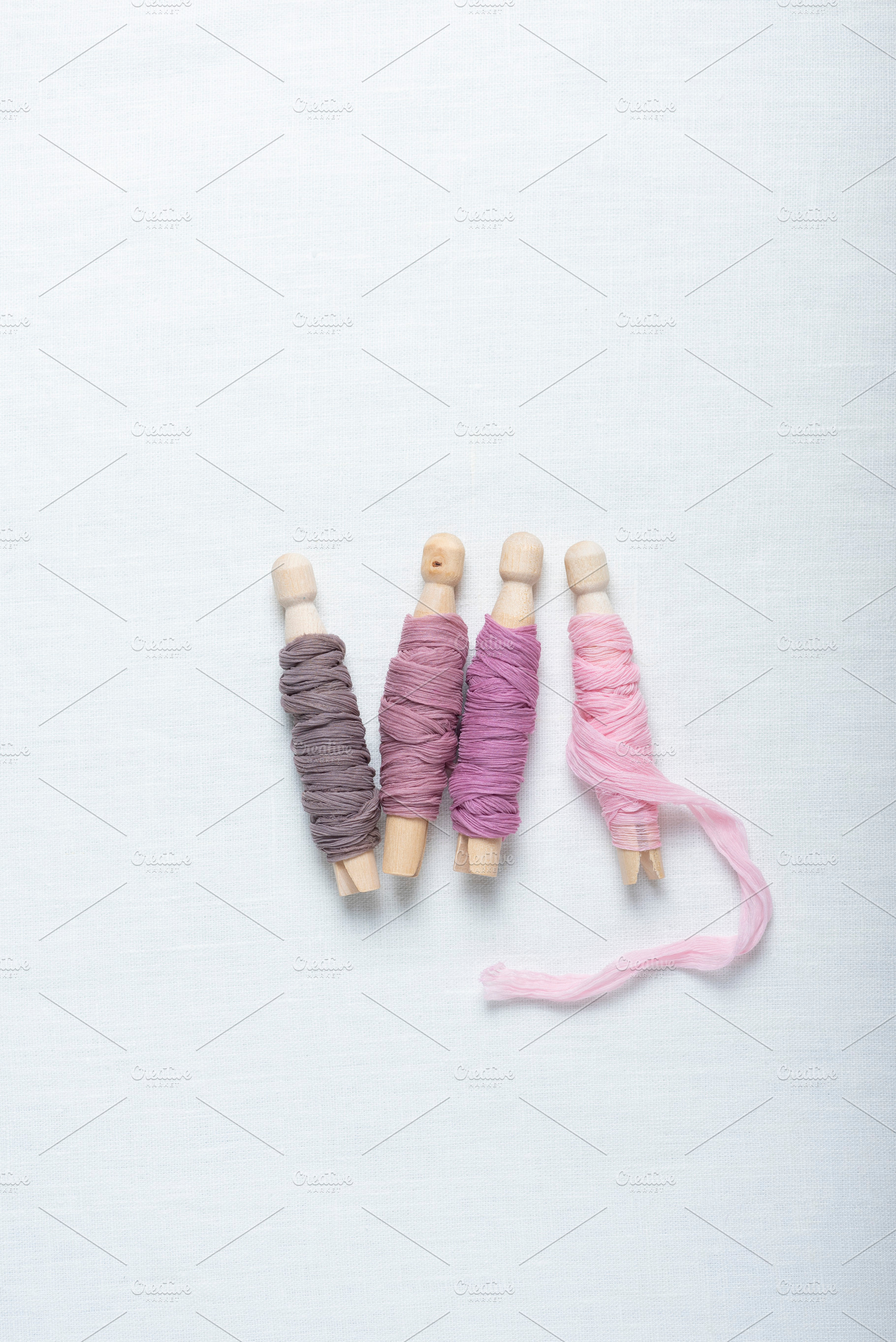 Concept of handmade silk ribbons, a Beauty & Fashion Photo by oxana.denezhkina