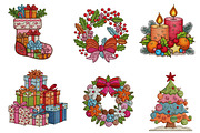 sweet christmas clipart, an Illustration by CreationArt (Thumbnail 5 of 7)