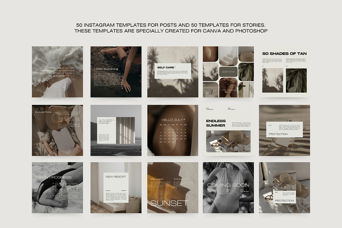 Aesthetic Instagram Templates XI, a Social Media Template by Instprofi | Studio Estimo (Photo 3 of 8)