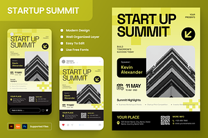 Startup Summit Flyer Set