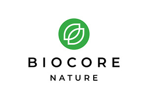 simple nature logo design concept