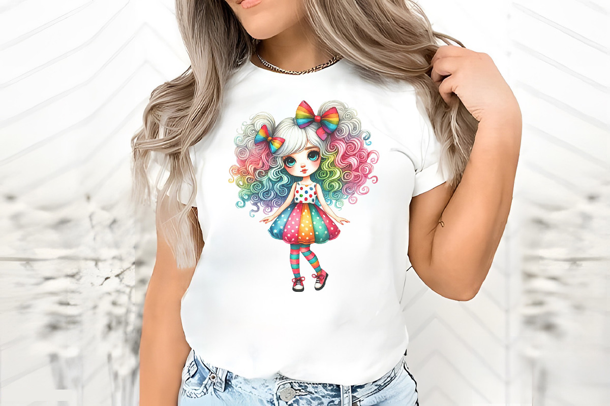 Quirky girl clipart girl png, an Illustration by RobertsArt (Photo 2 of 7)