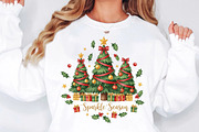 Sparkle Season Christmas Tree PNG, an Illustration by Designworld (Thumbnail 2 of 5)