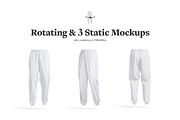 Sweatpants Animated Mockup, a Bottom Mockup by rebrandy (Thumbnail 2 of 14)