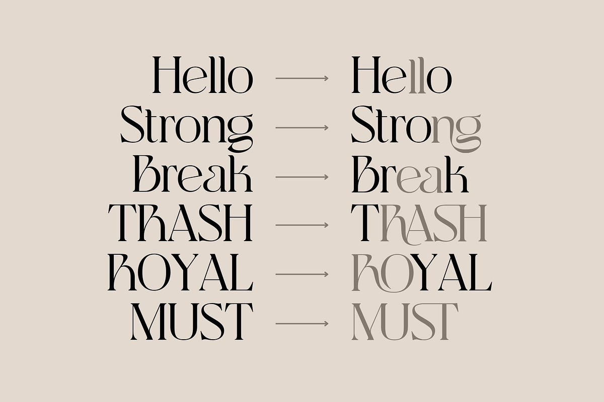 Baket Fashion - Display Serif, a Serif Font by Nirmana Visual (Photo 11 of 18)