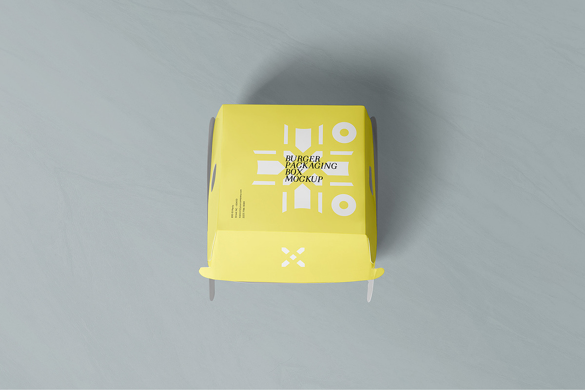 Burger Mockup, a Product Mockup by PixelVoyager (Photo 3 of 6)