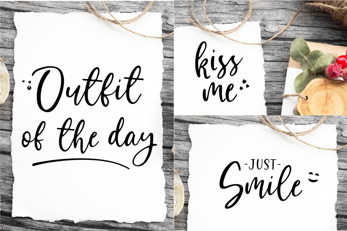 Bombinate // Handlettering Font preview 4