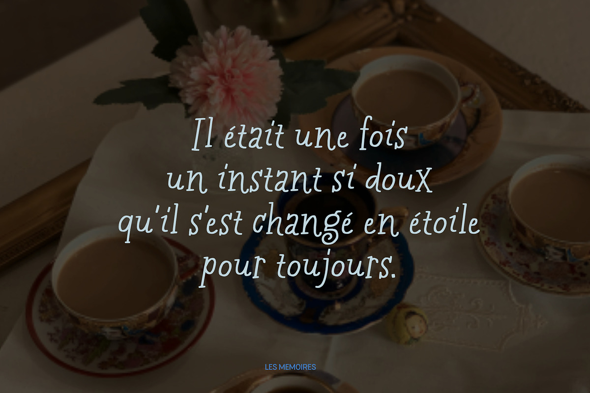 Les Memoires | Whimsical Font Family, a Handwritten Font by type peace (Photo 5 of 11)