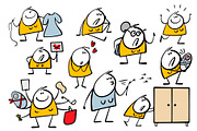 Cartoon women set 1., a Person Illustration by eka panova (Thumbnail 2 of 6)