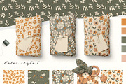 Autumn Haze - Collection of Patterns, a Pattern Graphic by Cuteanny Design (Thumbnail 2 of 11)