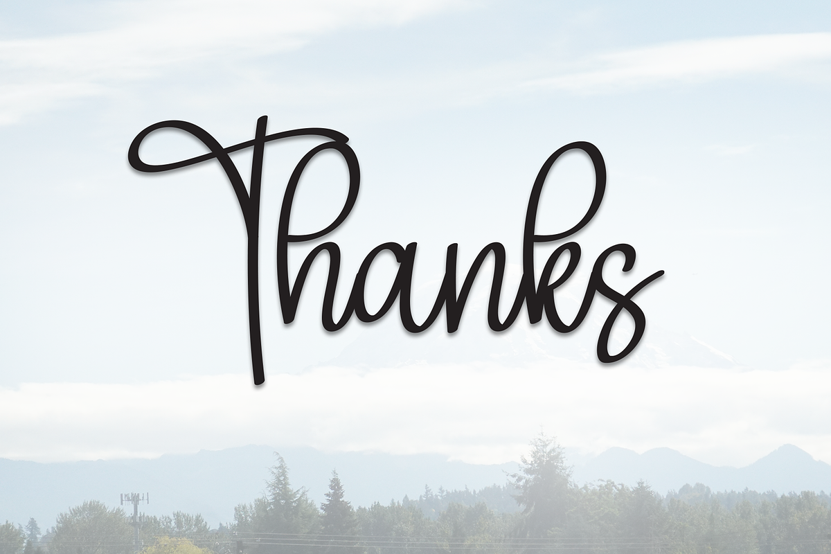 Montana | Script Font, a Handwritten Font by Scratchones (Photo 8 of 8)