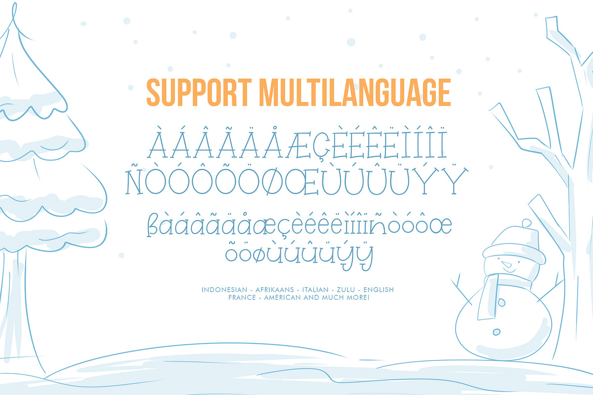 Winterland Font preview 7