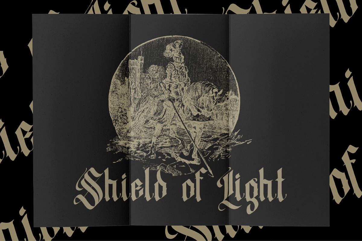 Moctavo - Blackletter Gothic Font, a Blackletter Font by Randi Irvan | Rvandtype (Photo 7 of 11)