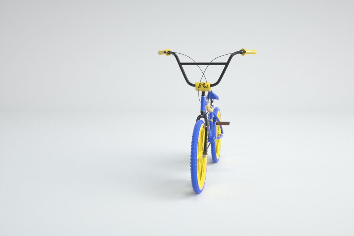 1980s Raleigh Burner BMX Bicycle, a Cars & Vehicle 3D Model by 3DTreatment (Photo 24 of 25)