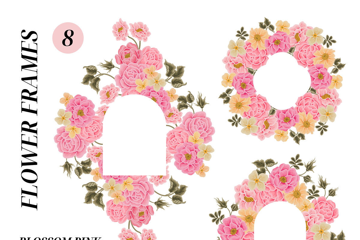 BLOSSOM PINK - Flower Collection, an Object Graphic by Artflorara (Photo 11 of 15)
