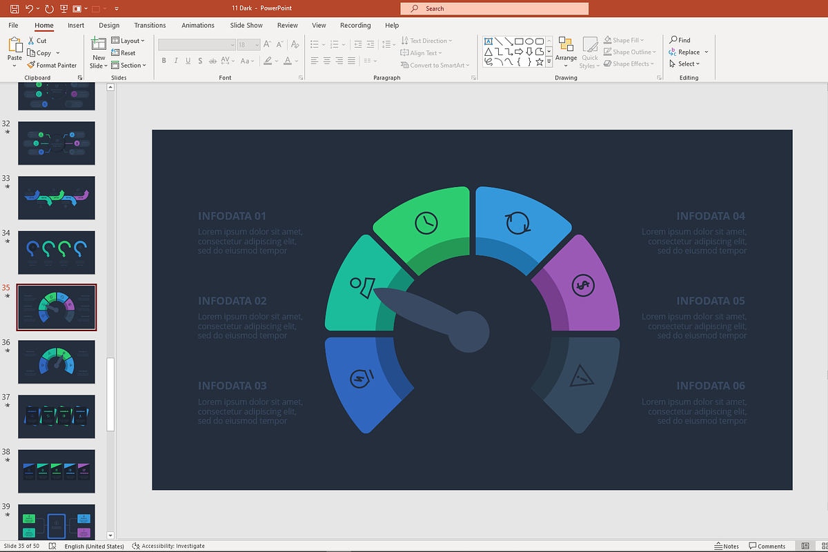 Ultimate PowerPoint Template, a Presentation Template by Infographics project (Photo 10 of 12)