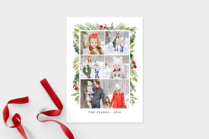 Christmas Photo Card Template -CD102