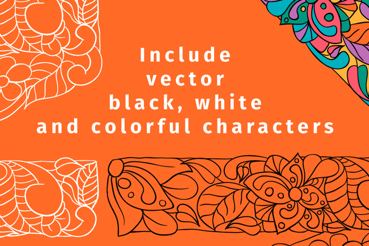 Batik India Color Font preview 6