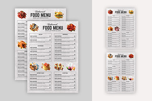 Restaurant / Food Menu Template