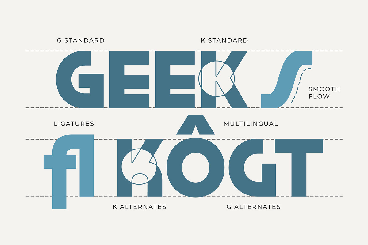 Gristela - Modern Art Deco Font, a Sans Serif Font by Typia Nesia (Photo 7 of 17)