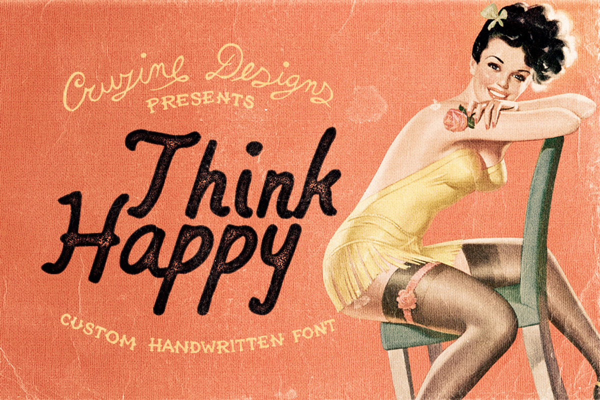 Think Happy Custom Font