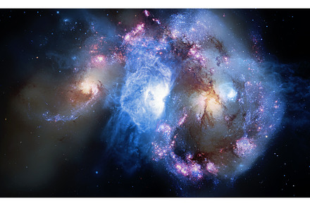 beautiful galaxy in the space, an Abstract Photo by Mikee's stuff
