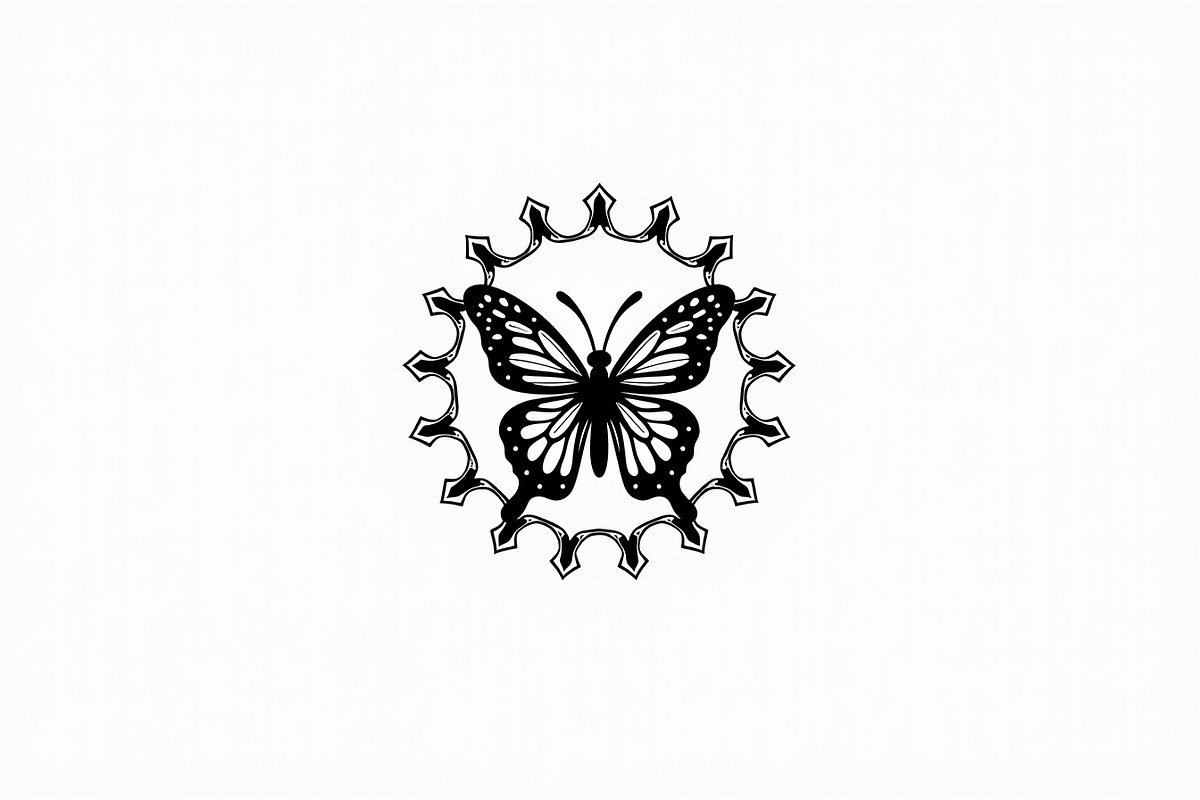 Nature Butterfly Vector Art, an Illustration by balal (Photo 9 of 9)