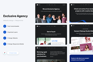 Exclusive Agency - Website UI Kit