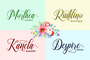 Ganesha Script, a Script Font by Lettersams (Thumbnail 4 of 7)