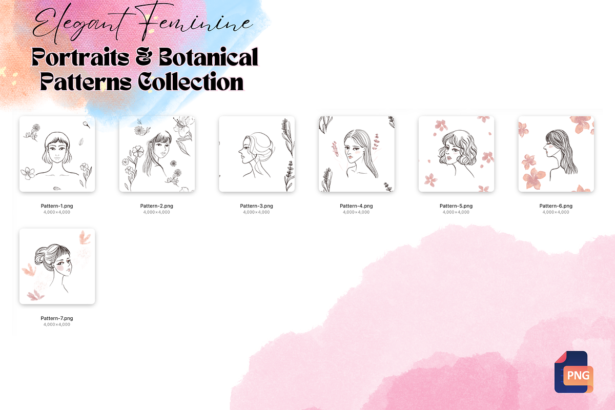 Elegant Feminine & Botanical, a Person Illustration by AMMi (Photo 9 of 12)
