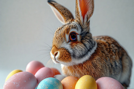 Pastel Eggs Easter Bunny image, a Holiday Photo by ComfortQ