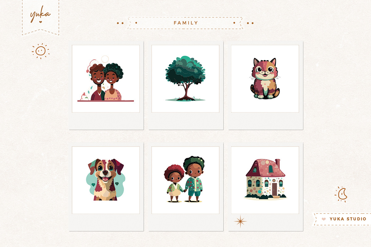 Family, an Illustration by Yuka Baby (Photo 1 of 5)