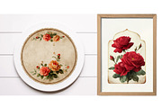 Vintage Valentine Label Sublimation, an Illustration by Designworld (Thumbnail 3 of 6)