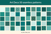 Art Deco 50 Patterns. Velvet Jade, a Pattern Graphic by GapArt (Thumbnail 2 of 8)