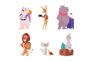 Travel animal. Adventure concept, an Animal Illustration by Onyx