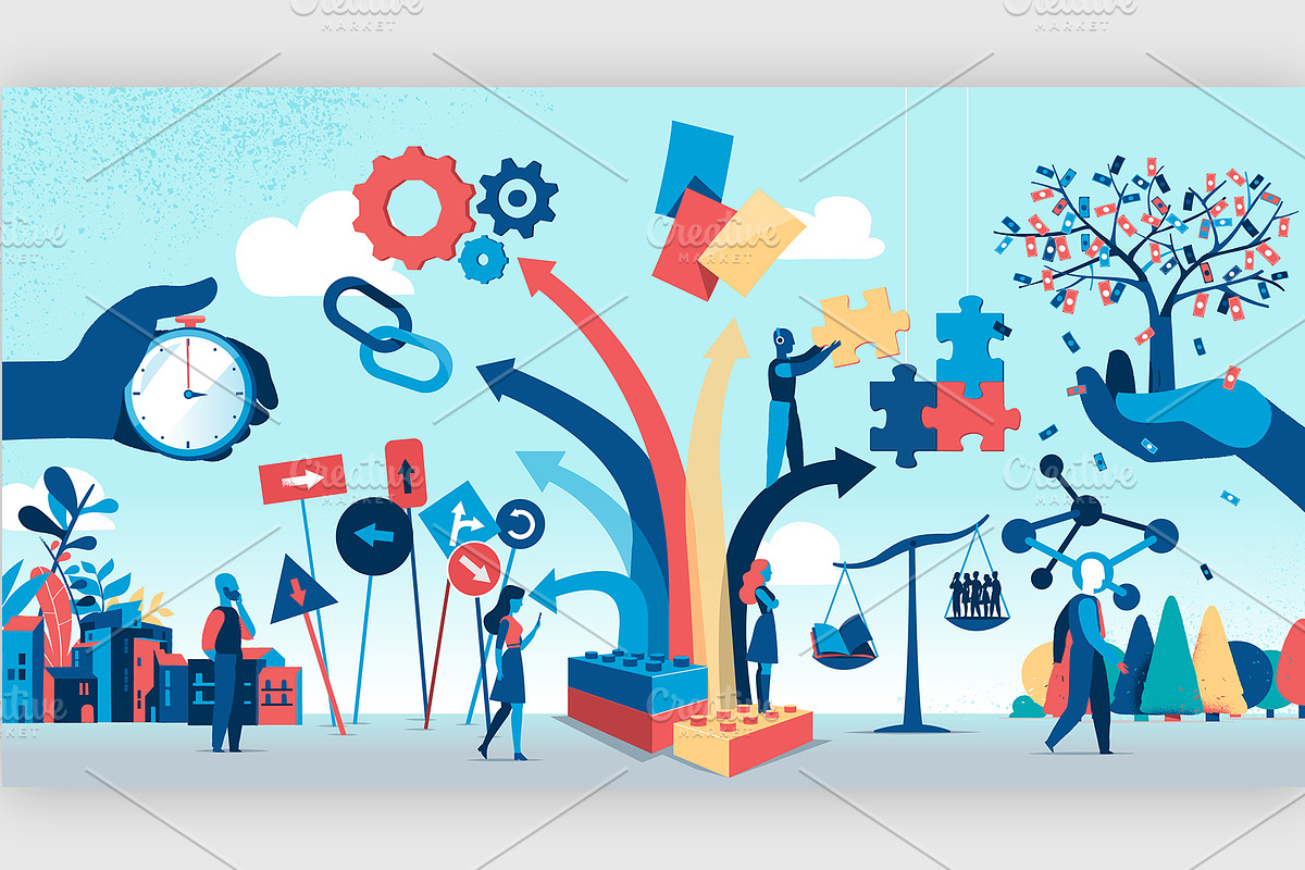 15 Vector World Illustrations, a Person Illustration by Hurcastock! (Photo 7 of 16)
