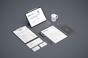 Elegant Stationery / Branding Mockup, a Print Template by Designrepos (Thumbnail 2 of 8)