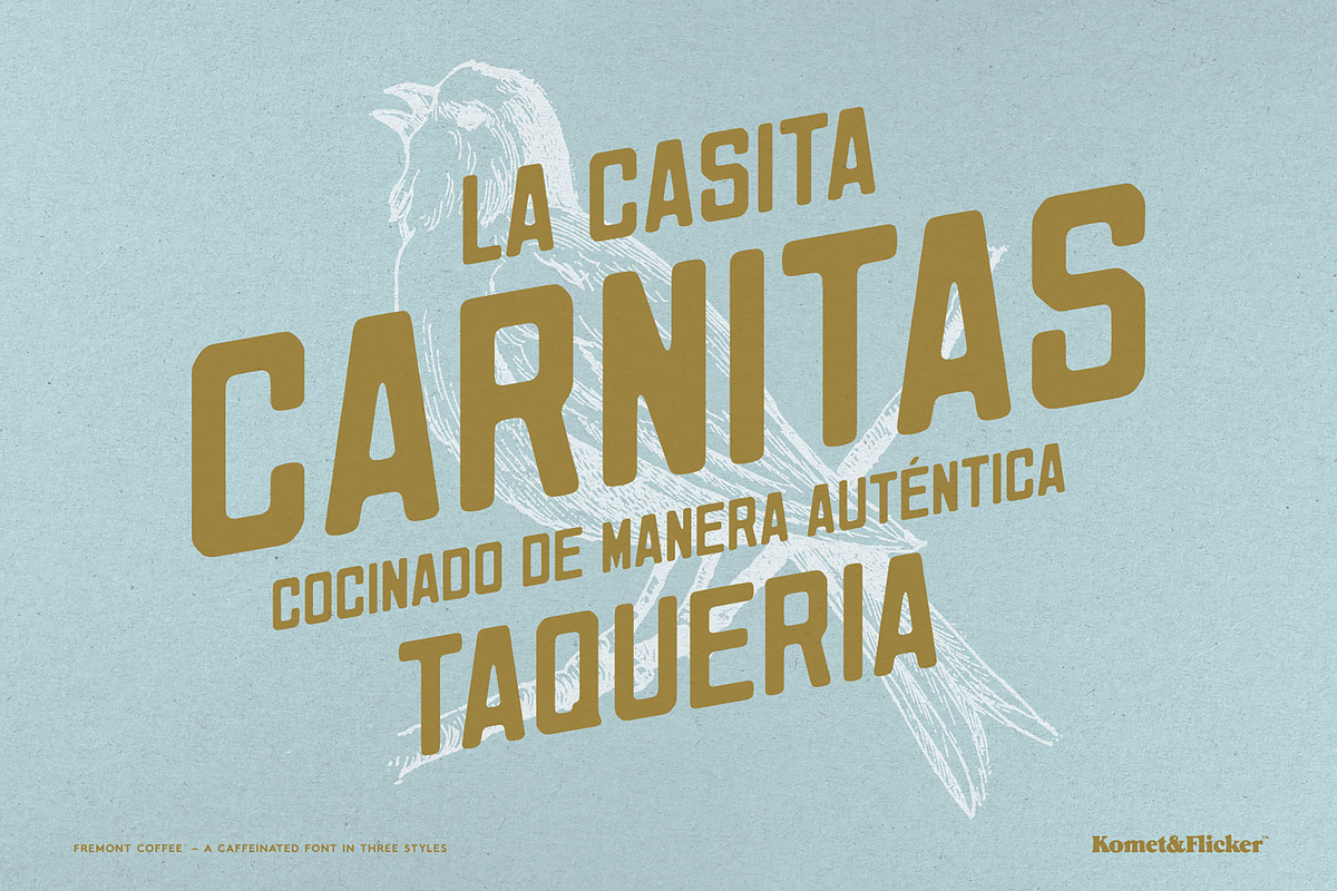 Fremont Coffee - A Caffeinated Font, a Sans Serif Font by Komet & Flicker (Photo 11 of 15)