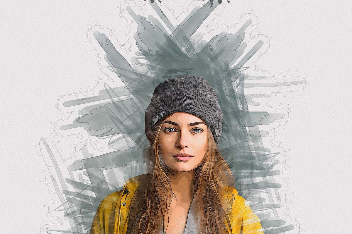 Marker Sketch Photoshop Action, an Action Add-On by MRI STUDIO (Photo 3 of 18)