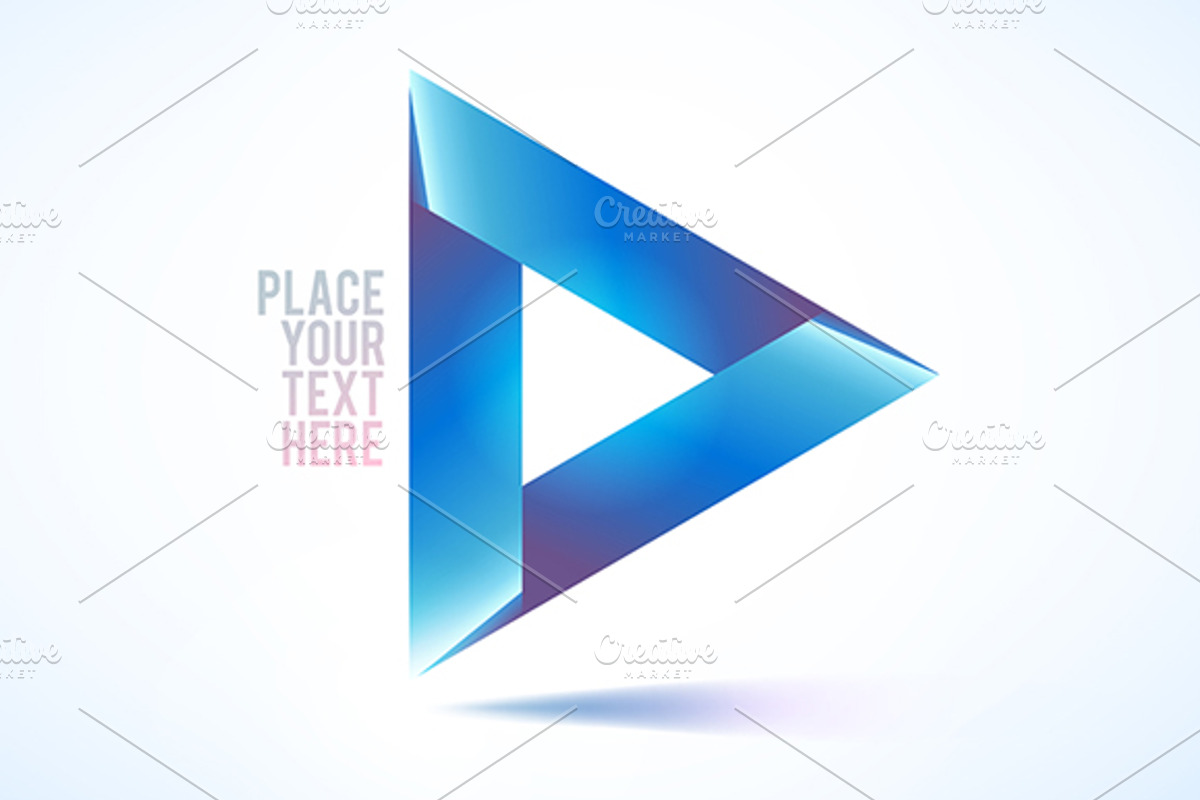 Blue Triangle Shape, an Object Graphic by painterr (Photo 2 of 2)