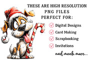 Quirky Christmas Animals Clipart, an Illustration by OK Design (Thumbnail 6 of 6)