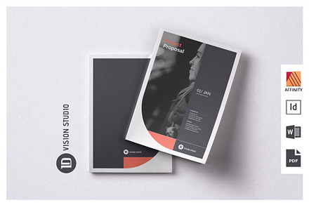 Project Proposal Template 006, a Brochure Template by ID Vision Studio